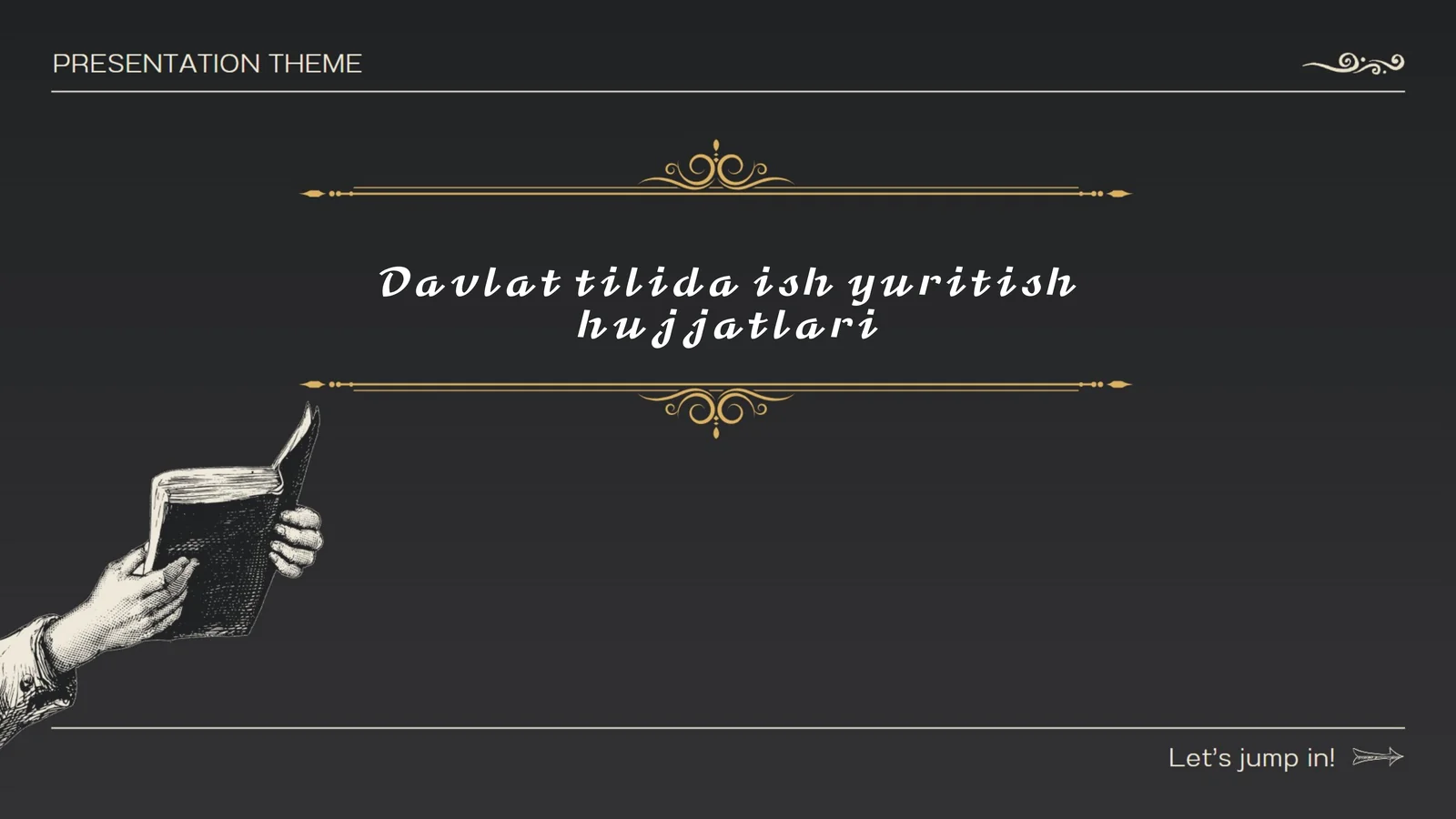 Давлат тилида иш юритиш ҳужжатлари