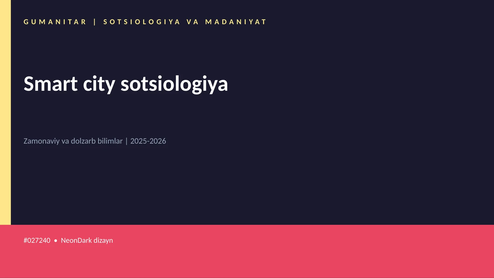 Smart city sotsiologiya