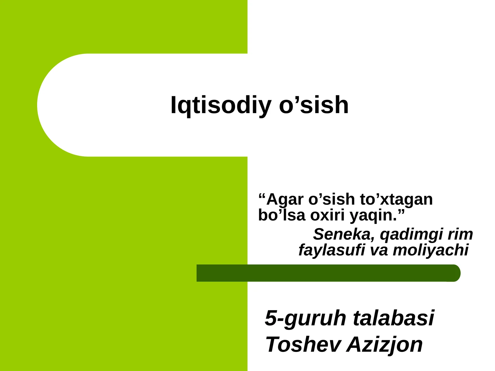Iqtisodiyo'sish