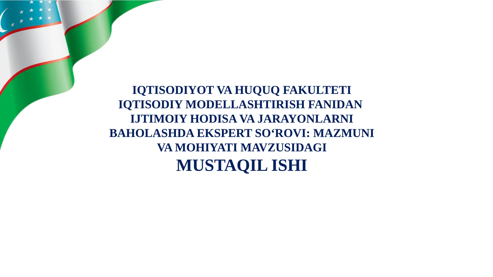 Ijtimoiyhodisavajarayonlarnibaholashdaekspertso‘rovi:mazmunivamohiyati