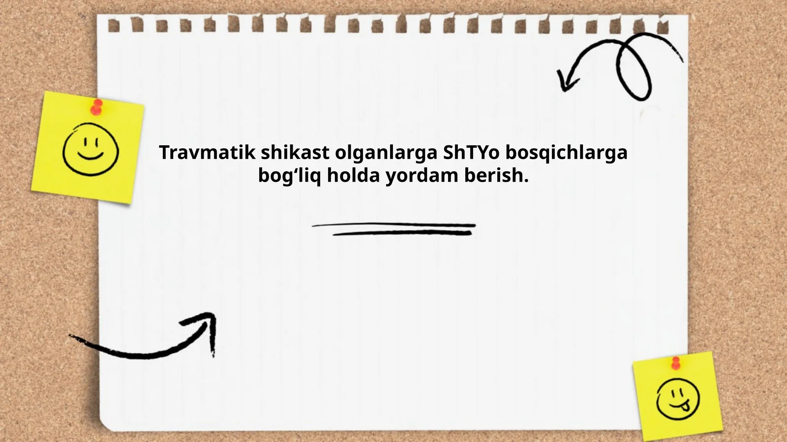 Sahna xavfsizligi va tezkor holat baholash (ShTYo bosqichi)