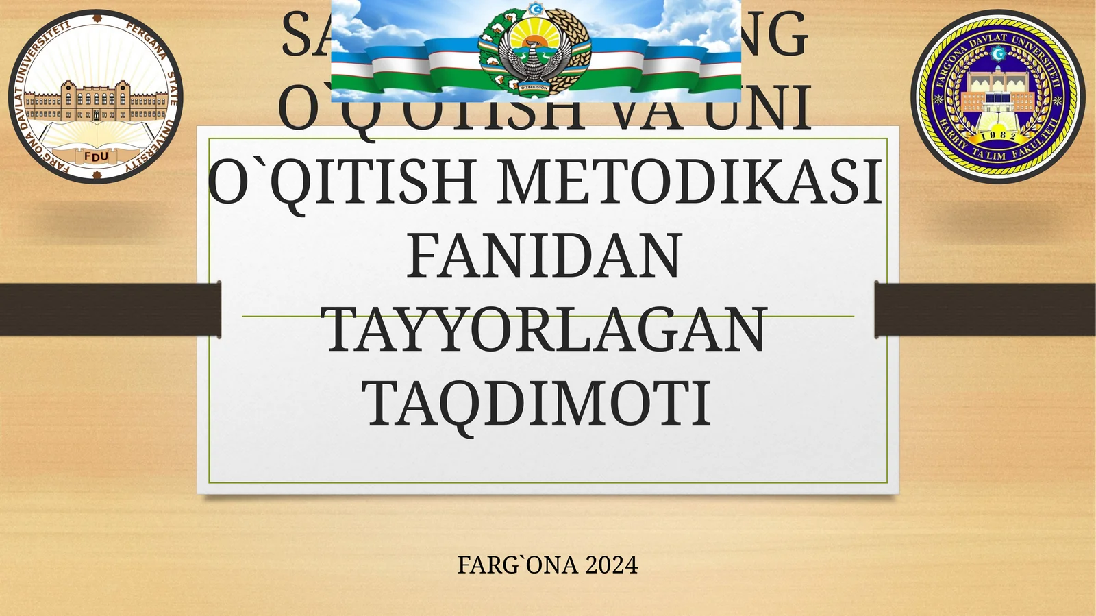 Mashg‘ulotlar va musobaqalar uchun qurol va o‘q-dorilarni tayyorlash