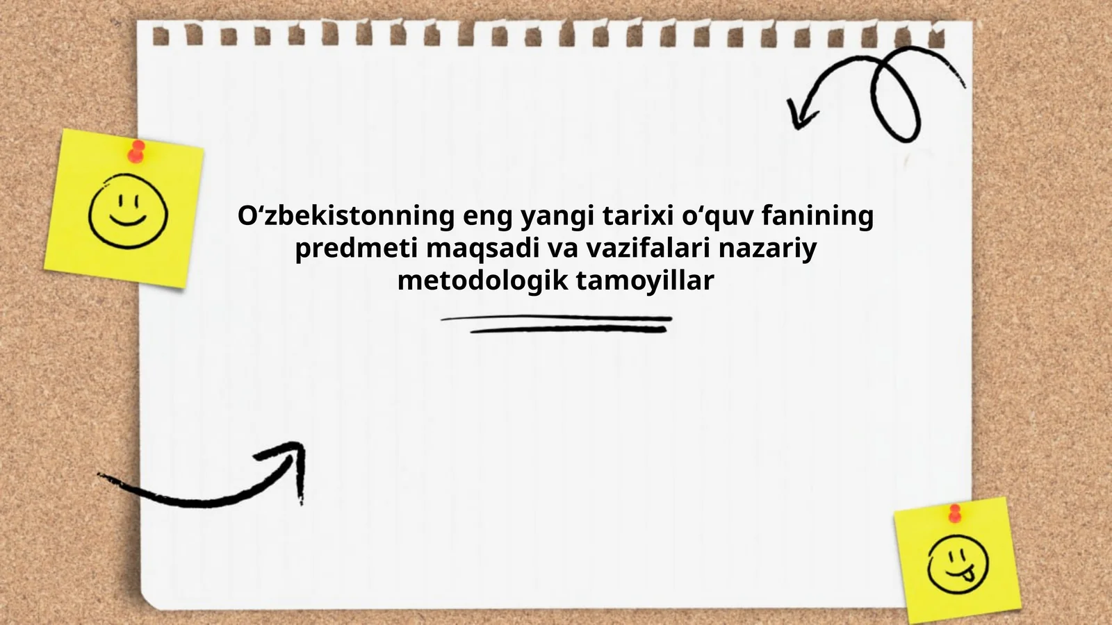 Oʻzbekistonning eng yangi tarixi oʻquv fanining predmeti maqsadi va vazifalari nazariy metodologik tamoyillar
