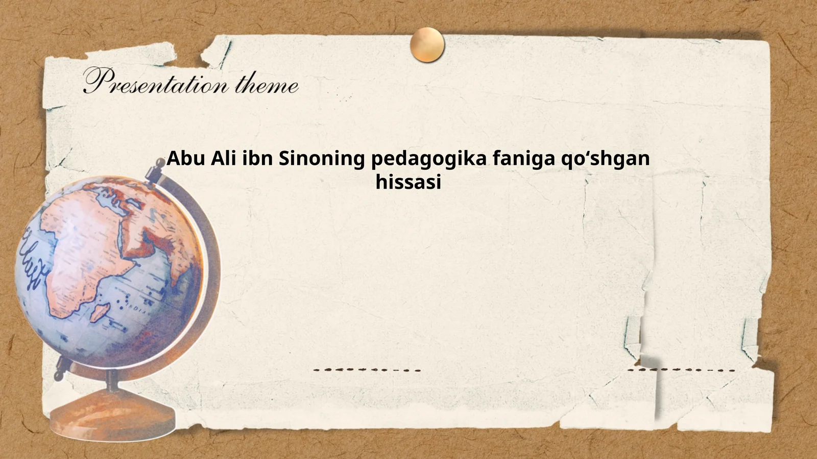 Abu Ali ibn Sinoning pedagogika faniga qoʻshgan hissasi