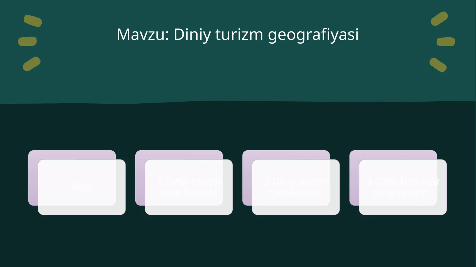 Diniy turizm geografiyasi