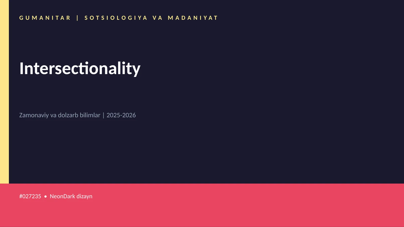 Intersectionality