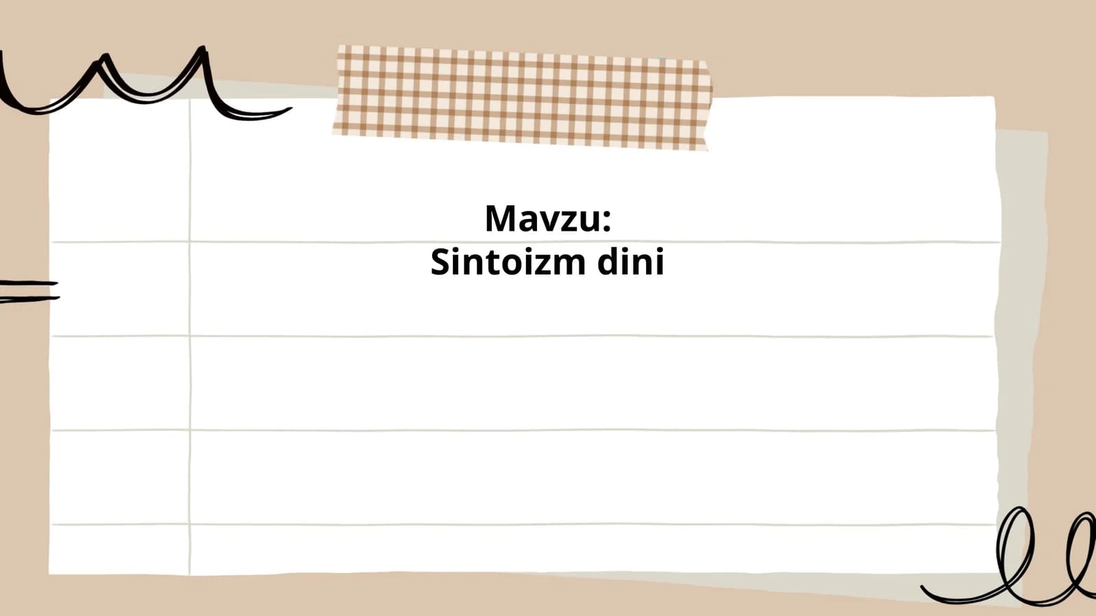 Sintoizm dini