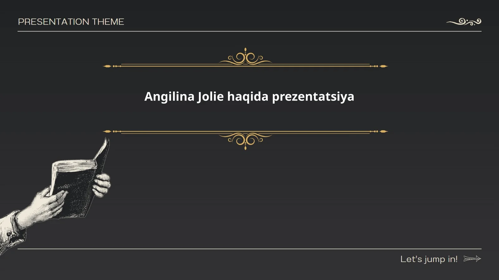 Angilina Jolie haqida prezentatsiya