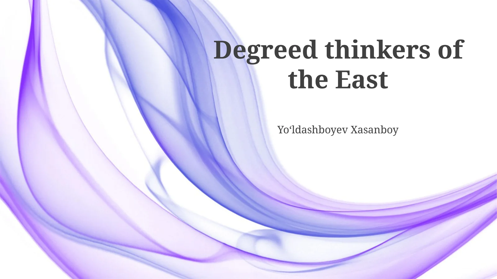 Defining the Eastern Scholar: Scope, History, and Fields