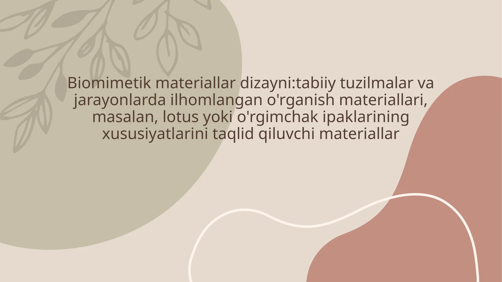 Biomimetik materiallar dizayni