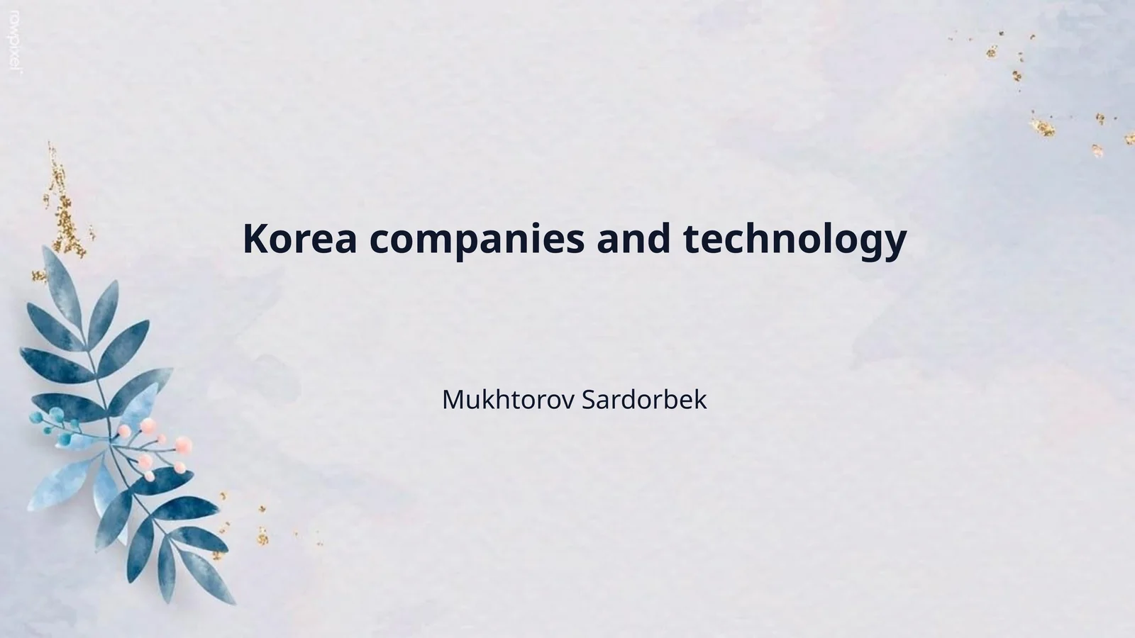 Korea companies and technology