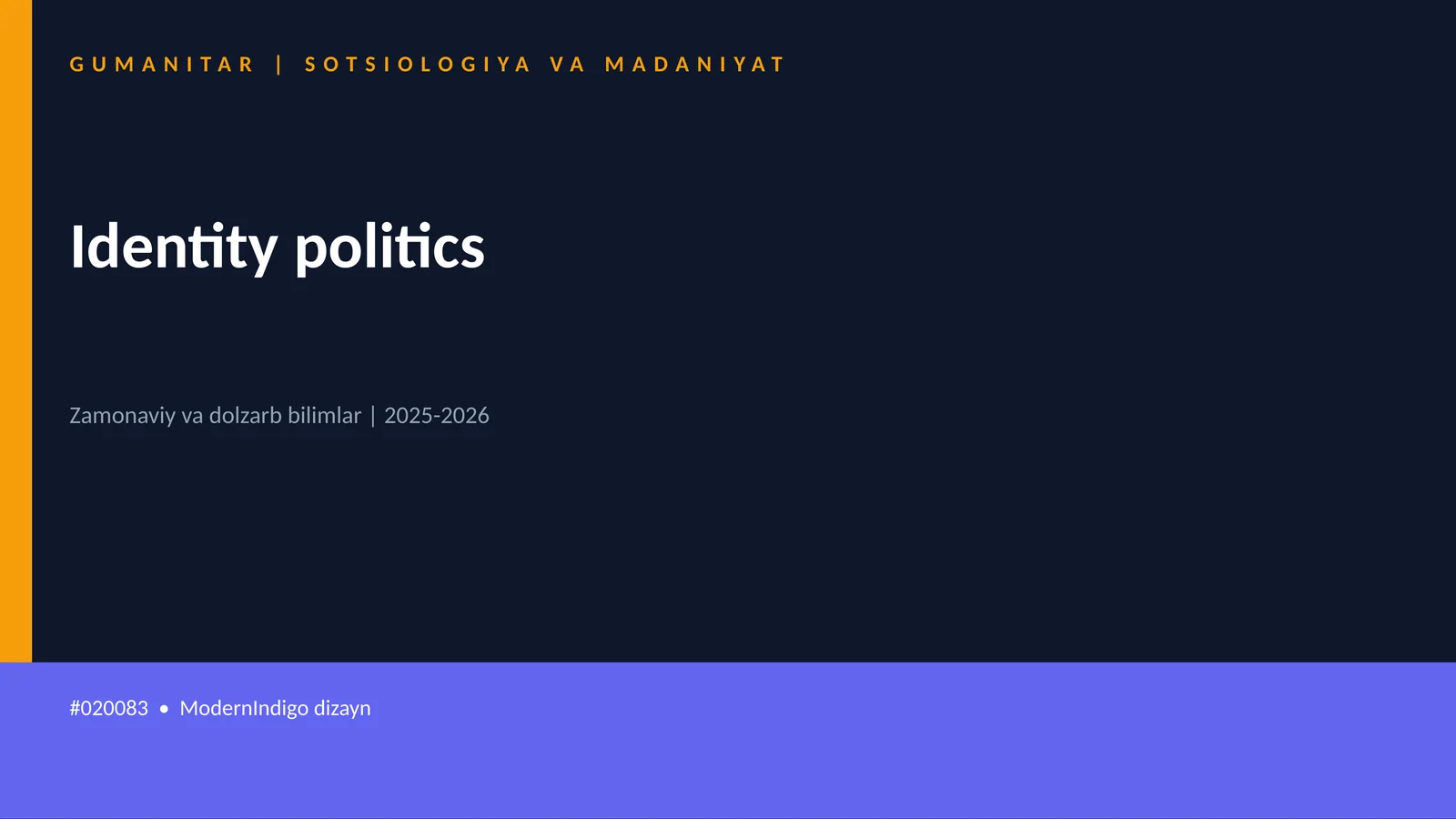Identity politics