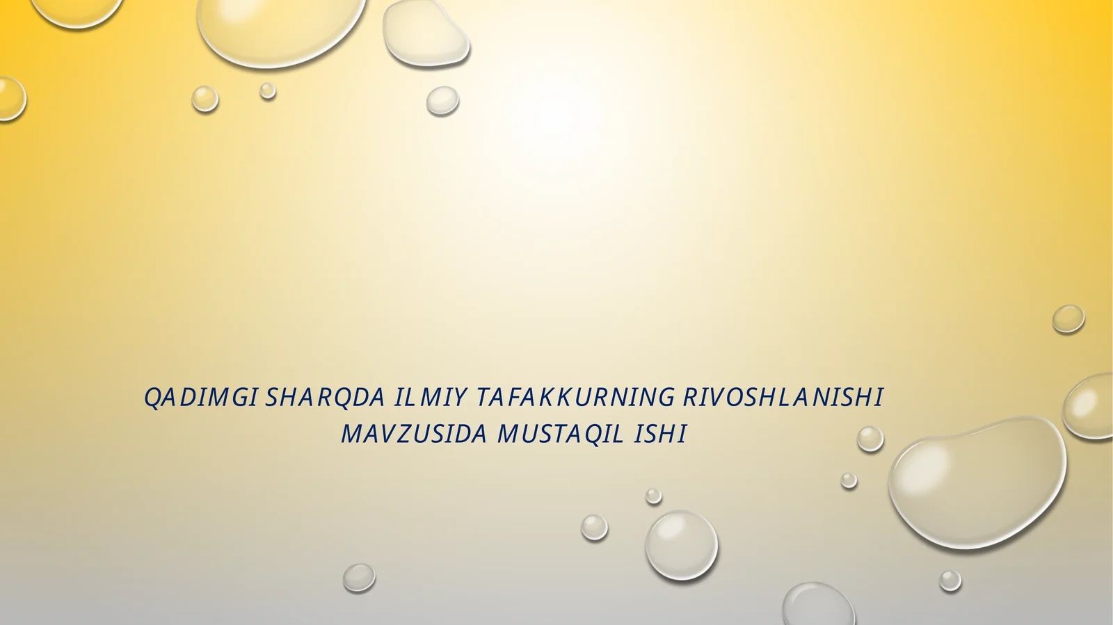 Falsafiy Tafakkur Taraqqiyoti: Sharq va G'arb Falsafasi