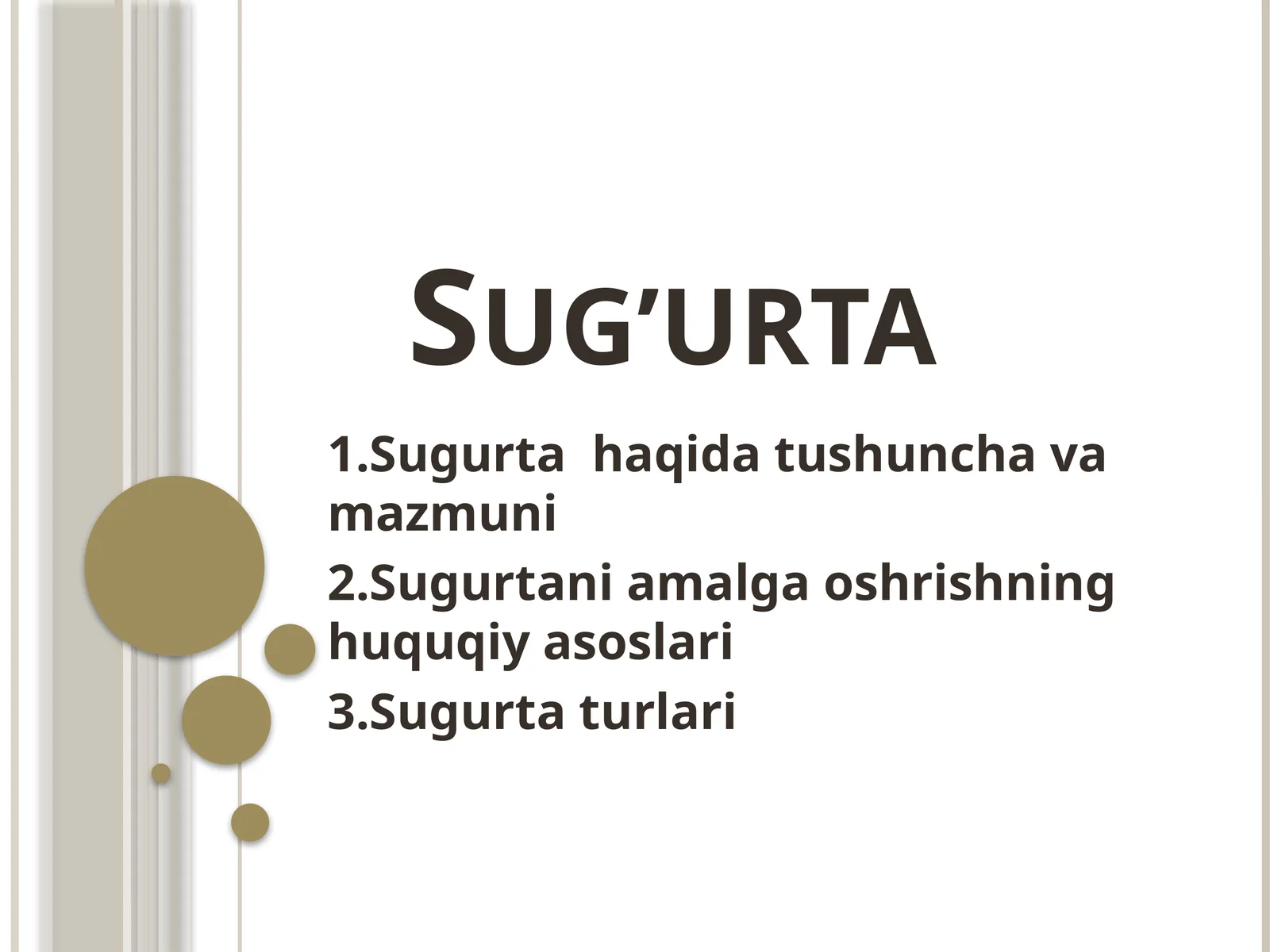sugʻurta